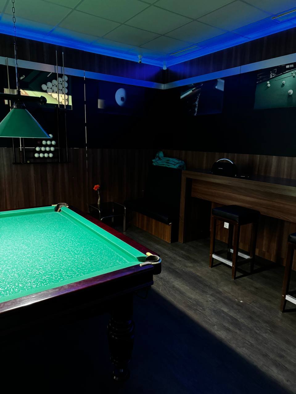 Billard Table Closeup