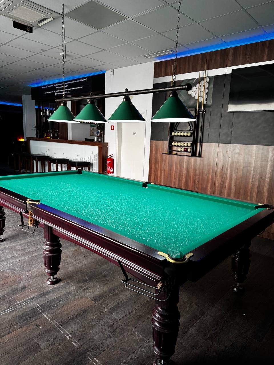 Billard Table Closeup